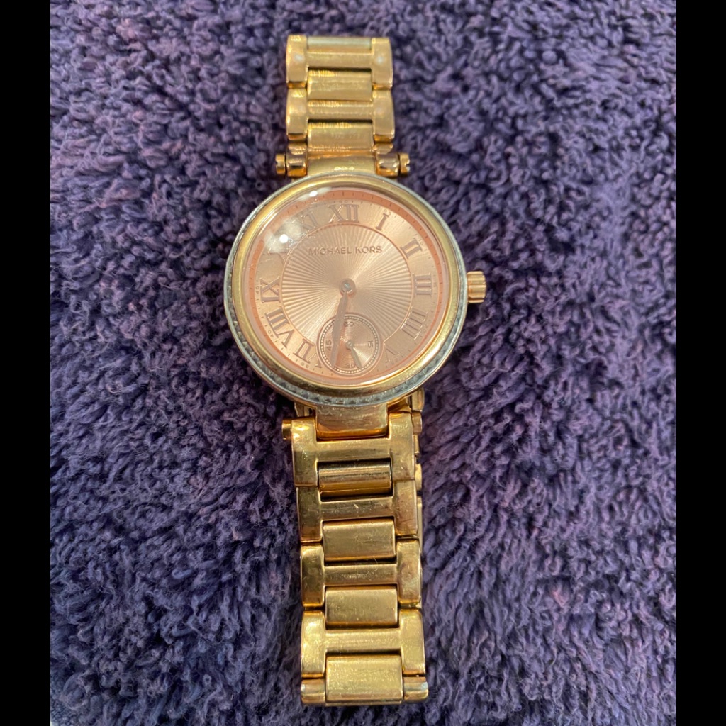 Michael Kors Rose Gold Women’s Watch W/Pave